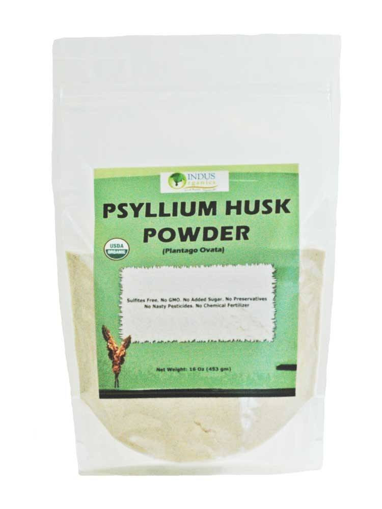 Indus Organics Psyllium Husk Powder, 12 Pack