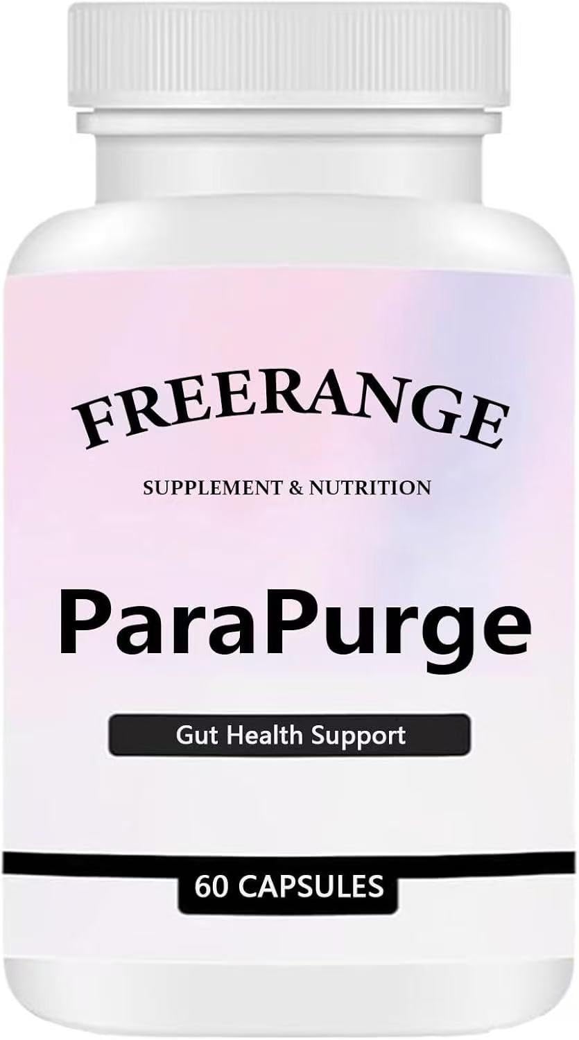 PARAPURGE Gut Cleanse, Gut and Colon Support Supplement, Non-GMO Formula, 60 Capsules