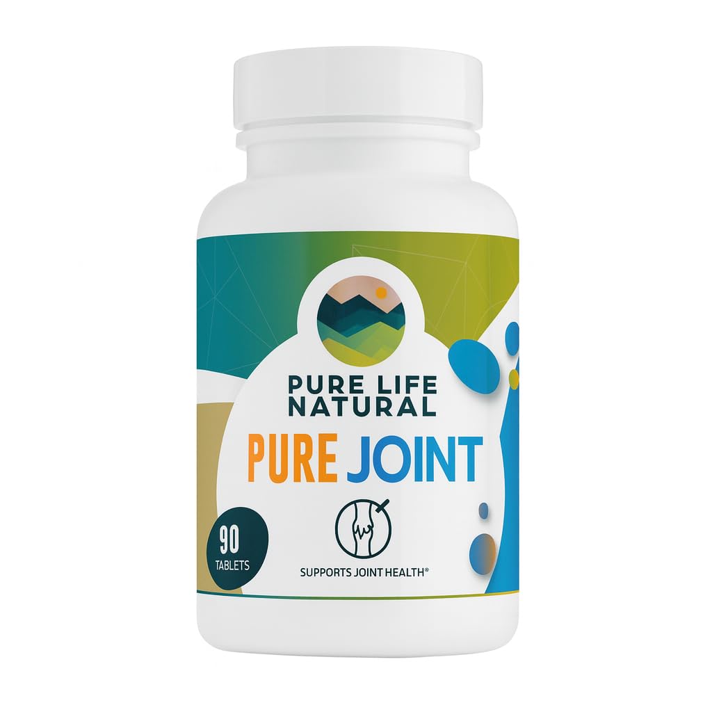 PURE LIFE NATURAL Pure Joint Glucosamine Chondroitin MSM Joint Support Supplement – Joint Mobility & Cartilage Support, 90 Tablets