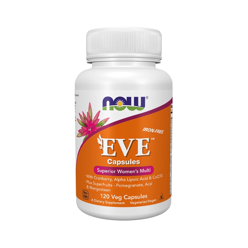NOW Foods Eve Multi Vitamin and Minerals for Women Capsules 120 Count