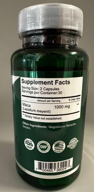 All Nue Maca XL Capsules 60 Count