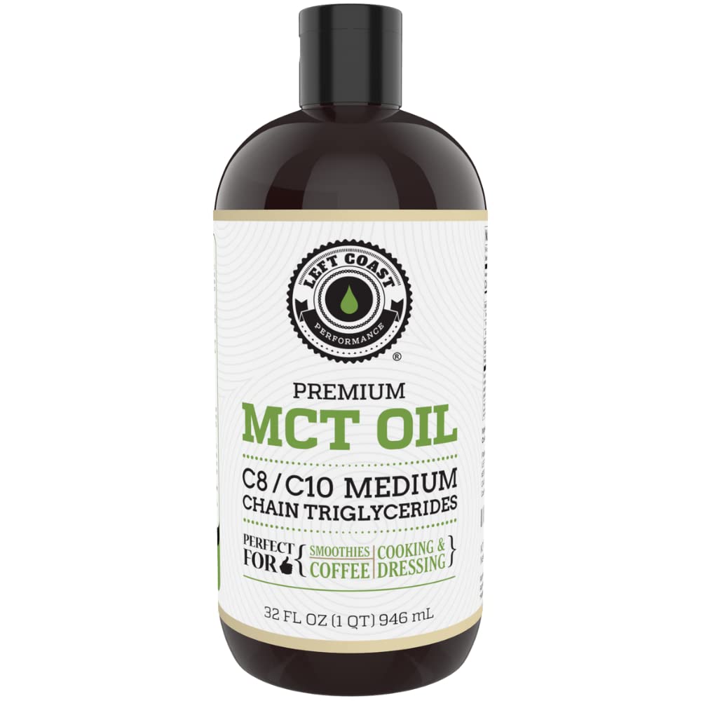 Left Coast Performance MCT Oil and Collagen Powder, Powder, 2-Pack