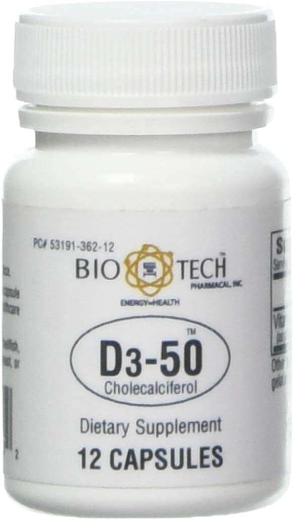 Bio-Tech Pharmacal D3-50 50,000 IU Capsule, 1 Count
