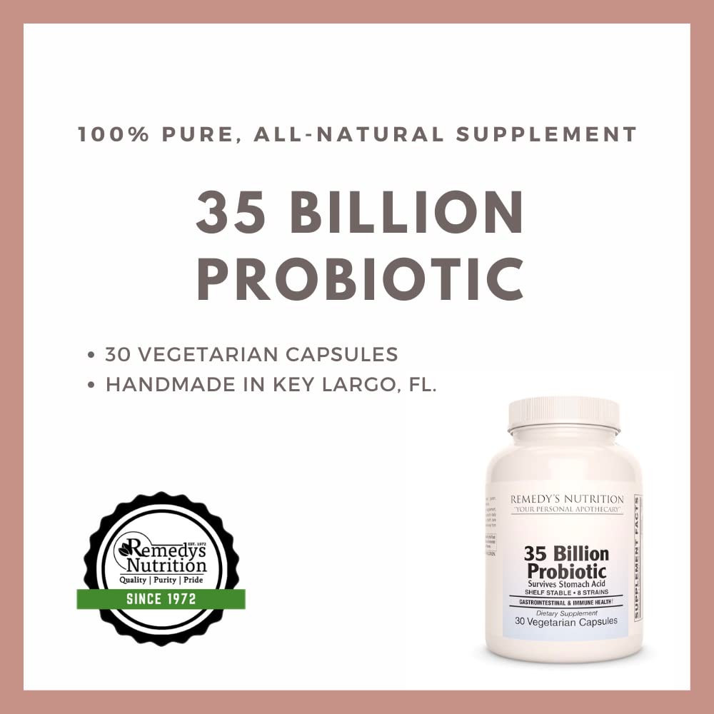 Remedy’s Nutrition Probiotic 35 Billion 60 Capsules