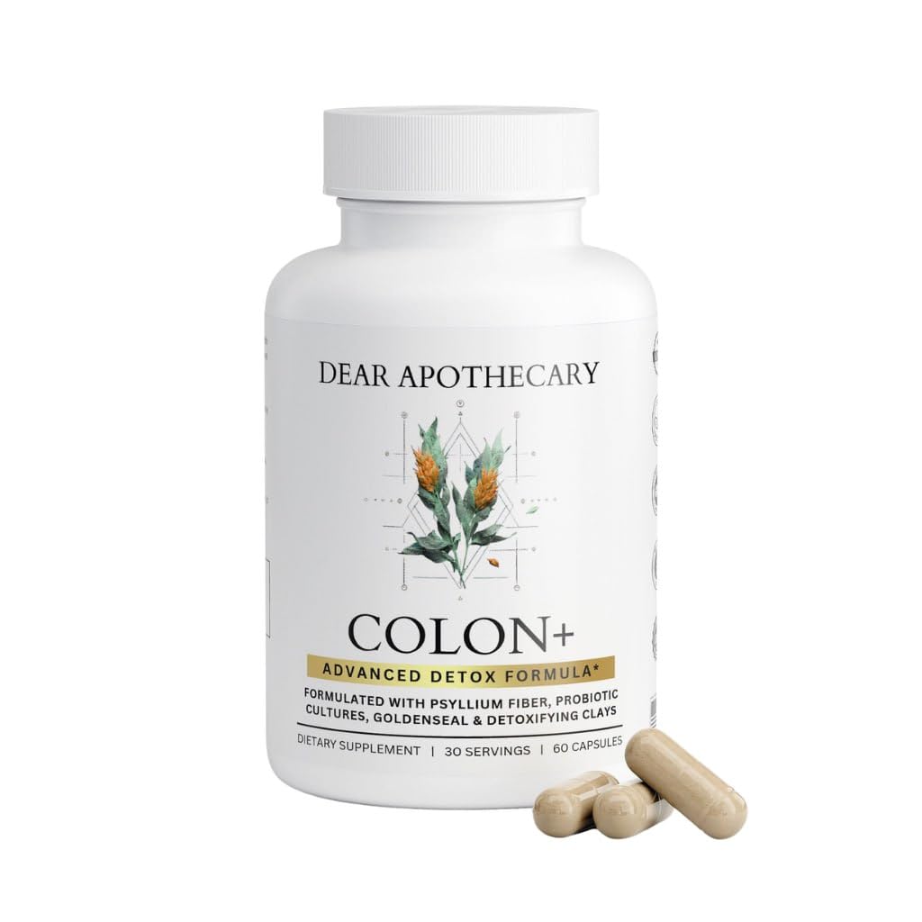 Dear Apothecary Colon+ Cleansing Supplement Capsule 60 Count