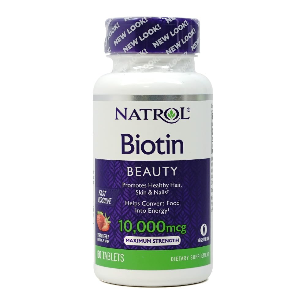 Natrol Biotin 10,000mcg Fast Dissolve Tablets, 240 Tablets