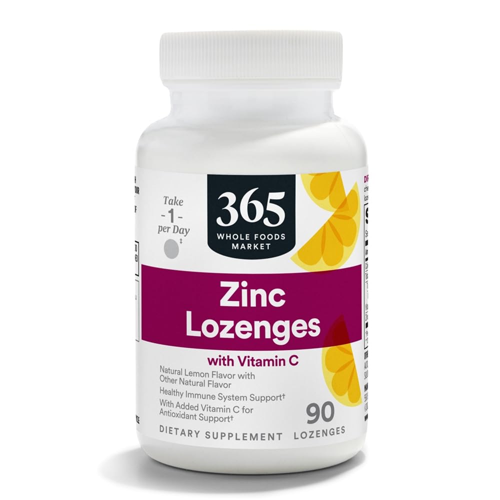 365 by Whole Foods Market Zinc Vitamin C Tablet, 90 Count