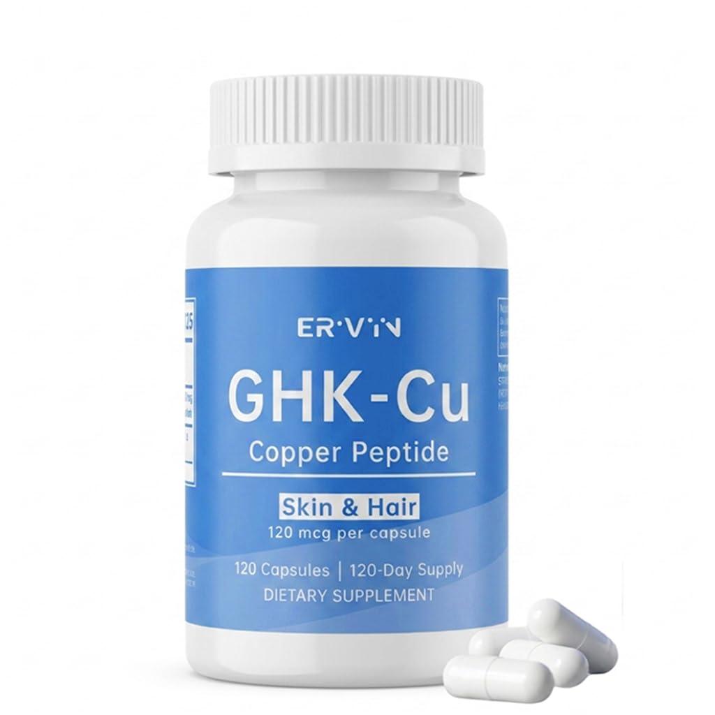 YASLIM Erivyn GHK-Cu Peptide Supplement Capsule 120 Vegan Capsules