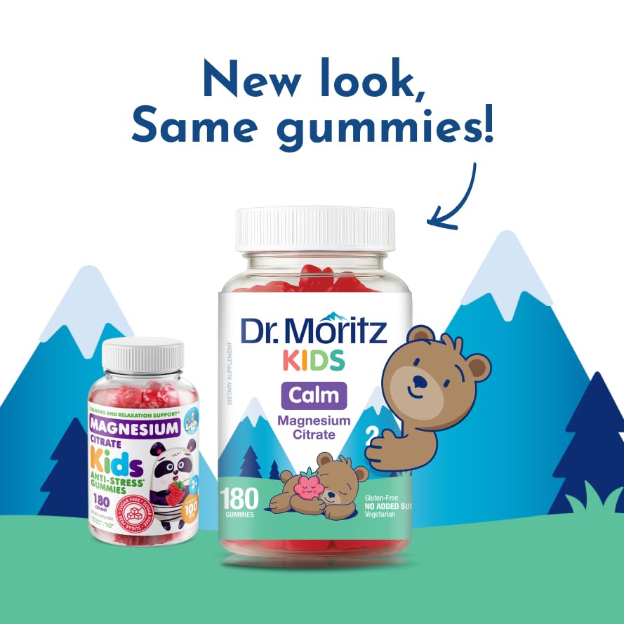 DR. MORITZ Sugar-Free Calm Magnesium Gummies, 180 Count