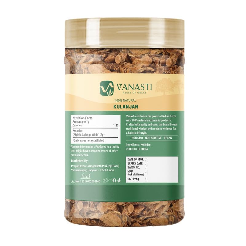 VANASTI Kulanjan Powder 3.52 Ounce
