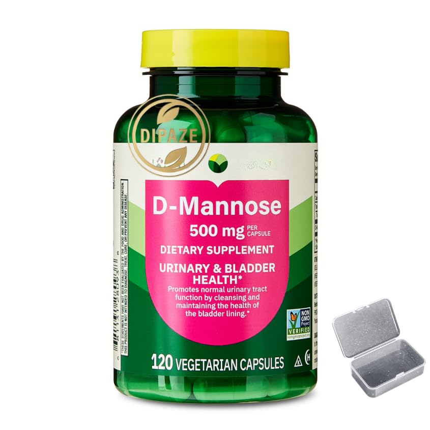 Generic D-Mannose 500 mg Dietary Supplement Capsules 120