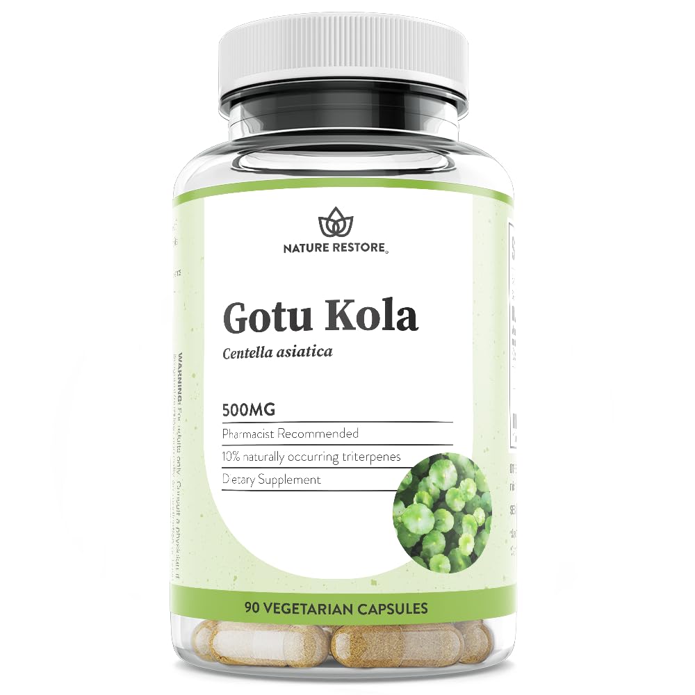 Nature Restore Gotu Kola Extract Supplement, 90 Capsules