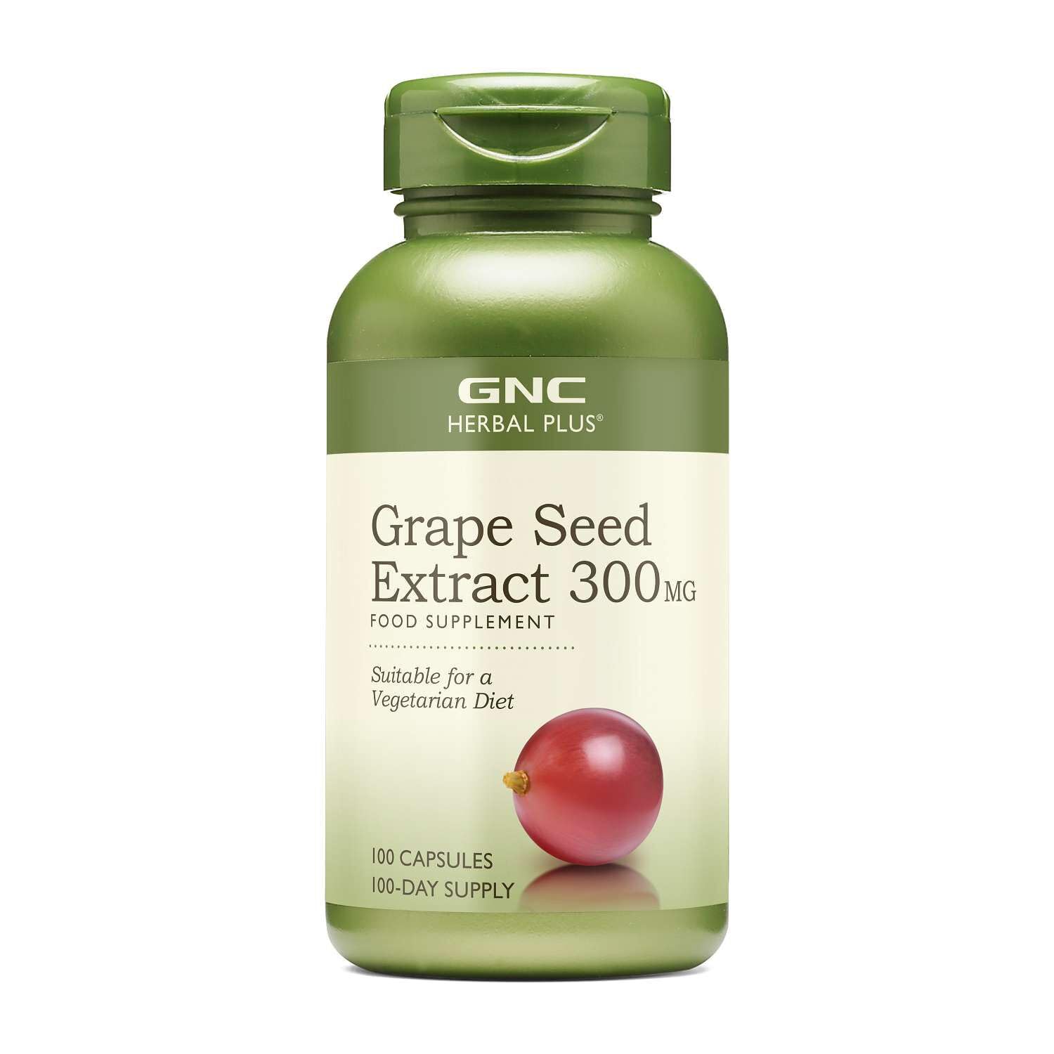 GNC Grape Seed Extract 300mg Capsule, 100 Count