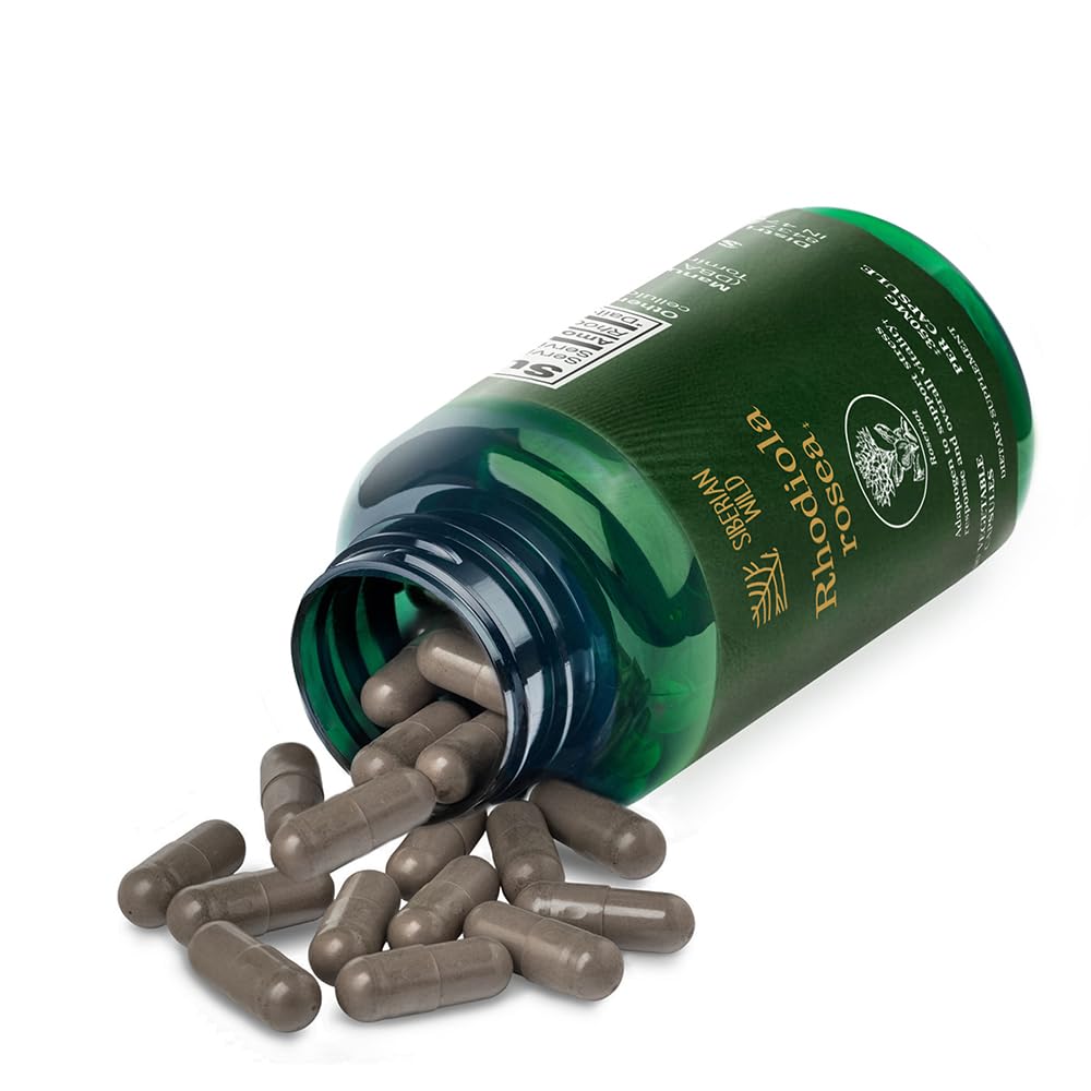 Siberian Wild Rhodiola Rosea 1050mg Capsules 90 Count