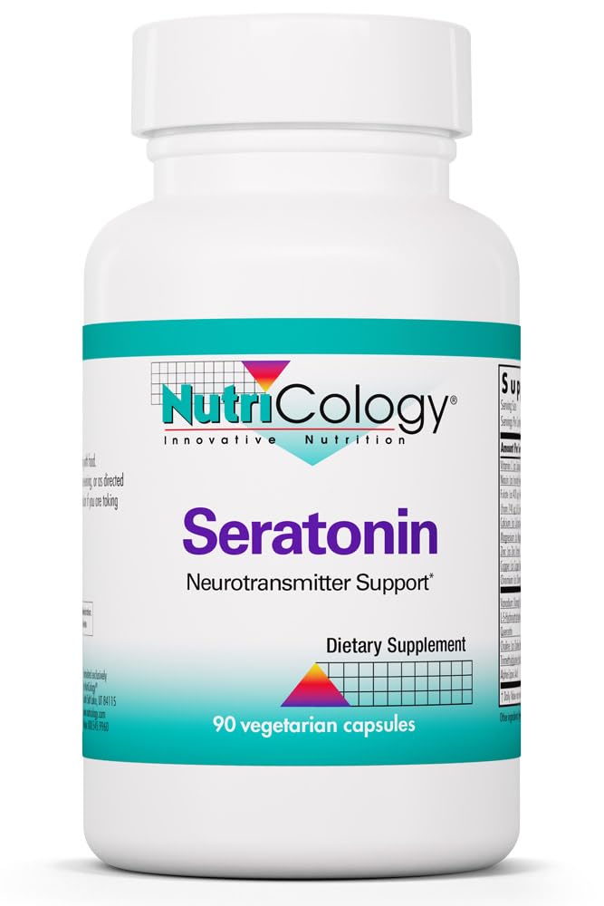 Allergy Research Group NutriCology Seratonin Serotonin Support Supplement Mood & Sleep Support Capsules 90 Count