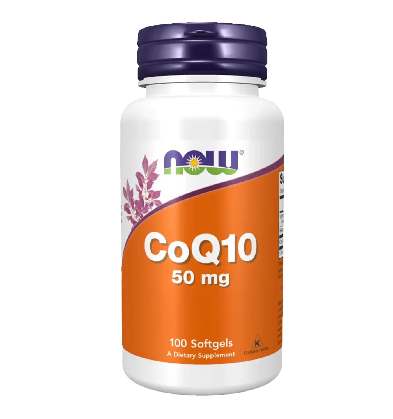 NOW Foods CoQ10 (50mg) with Selenium and Vitamin E Softgels 100 Count