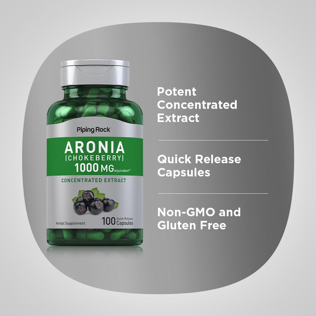 Piping Rock Aronia Berry 100 Capsules