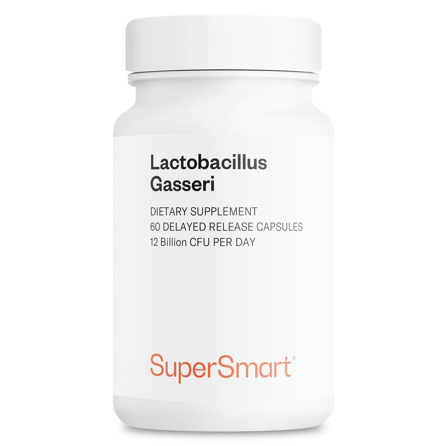 Supersmart Lactobacillus Gasseri 12 Billion CFU Probiotic Supplement Capsule, 60 Count