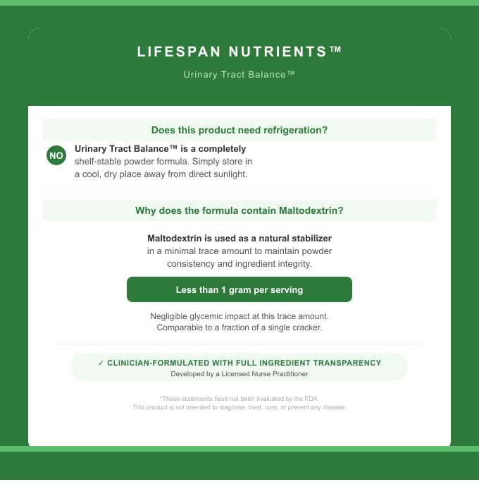 LifeSpan Nutrients D Mannose with Cranberry and Probiotics Powder, 30 Servings
