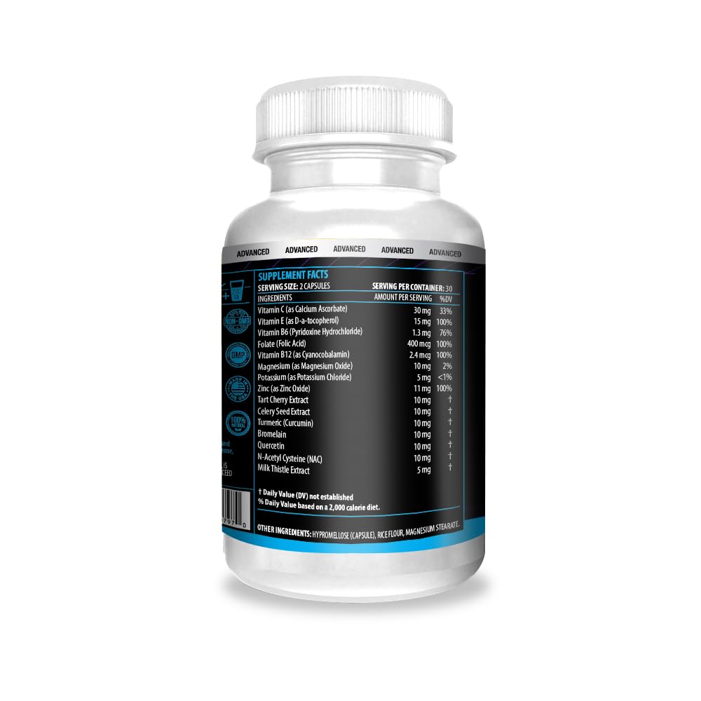 ACTIF Gout Mega Support with 15 Advanced Factors, 60 Capsules