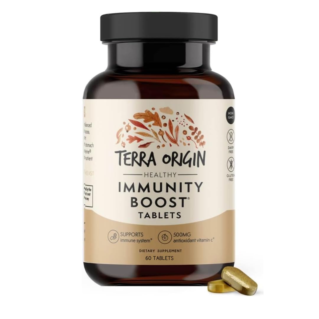 TERRA ORIGIN Immune Support Supplement, 60 Tablets