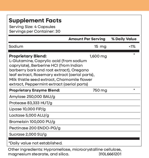 Wisdom In Wellness Gut Optimyze Capsules 120 Count