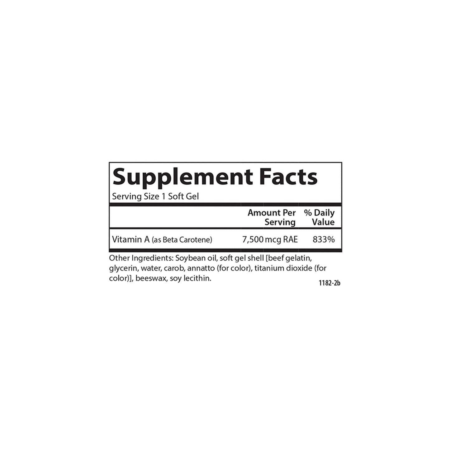 Carlson Super Beta Carotene Softgels 250