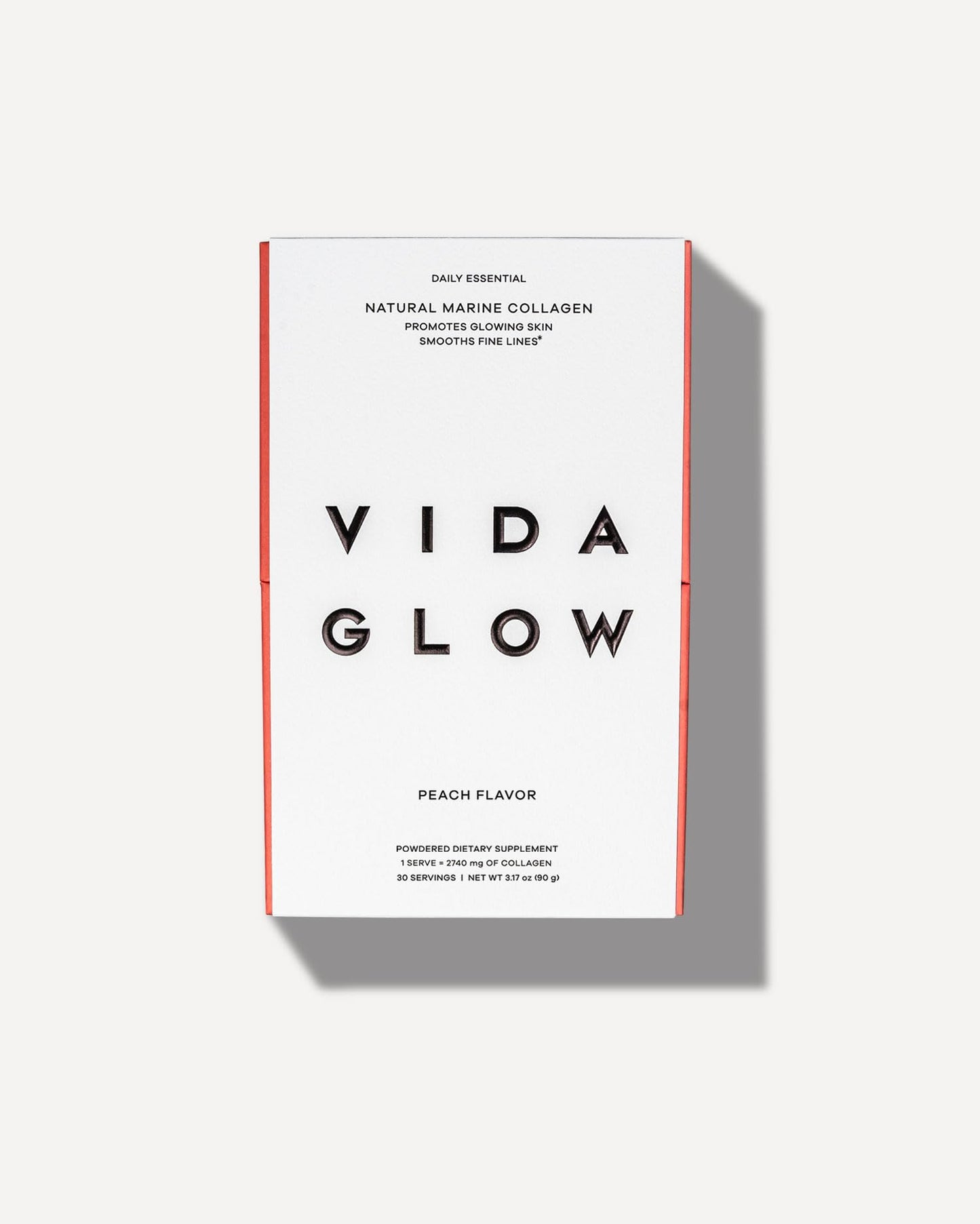Vida Glow Marine Collagen Powder 95.1 oz Anti Aging Supplement with Collagen Peptides, Promotes Glowing Skin, Strong Nails, Healthy Hair