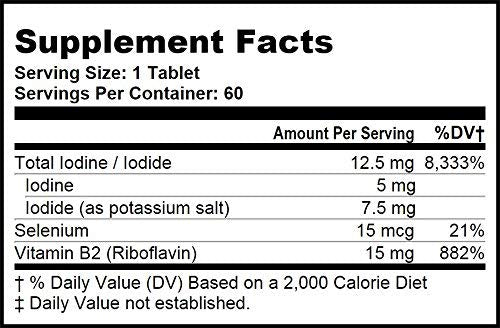 Pure Horizon IOPlus Niacin-Free Iodine Supplement Tablets 180