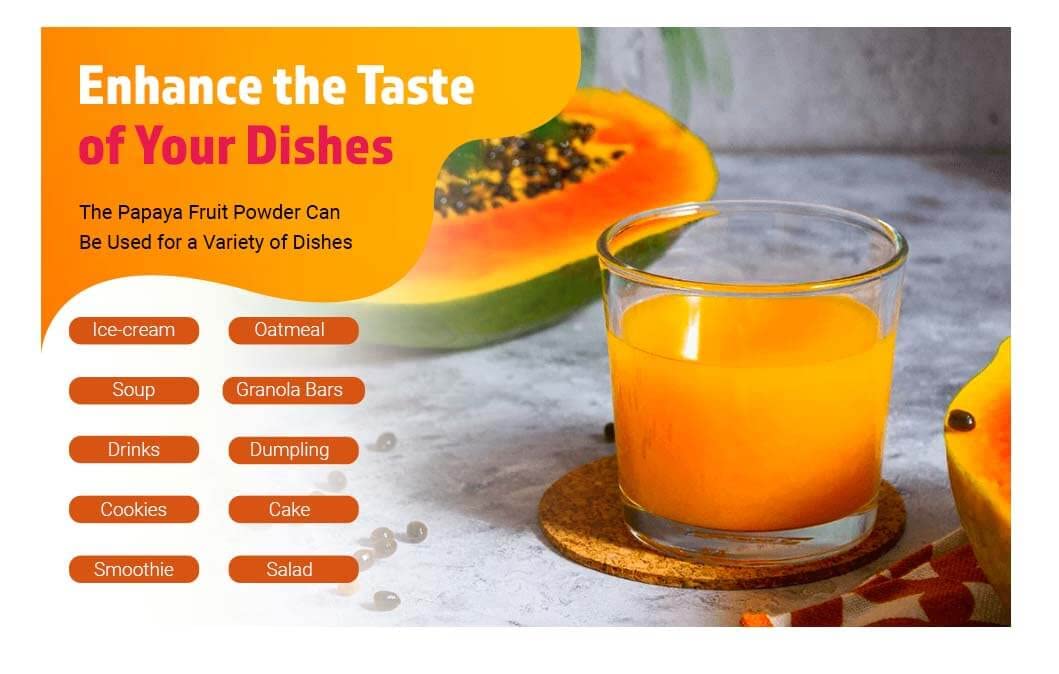 Generic Papaya Fruit Extract Powder