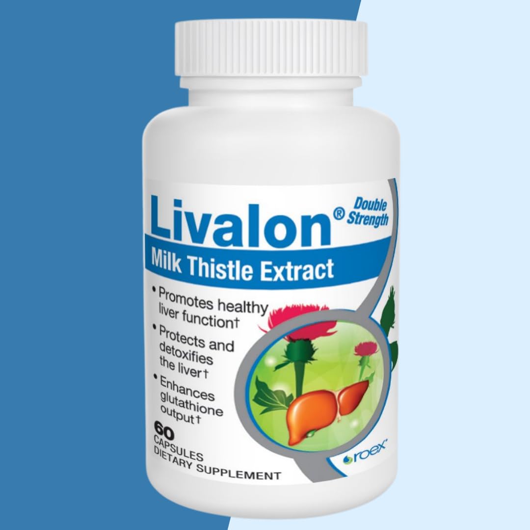 Roex Livalon Milk Thistle Extract Capsules 120 Count