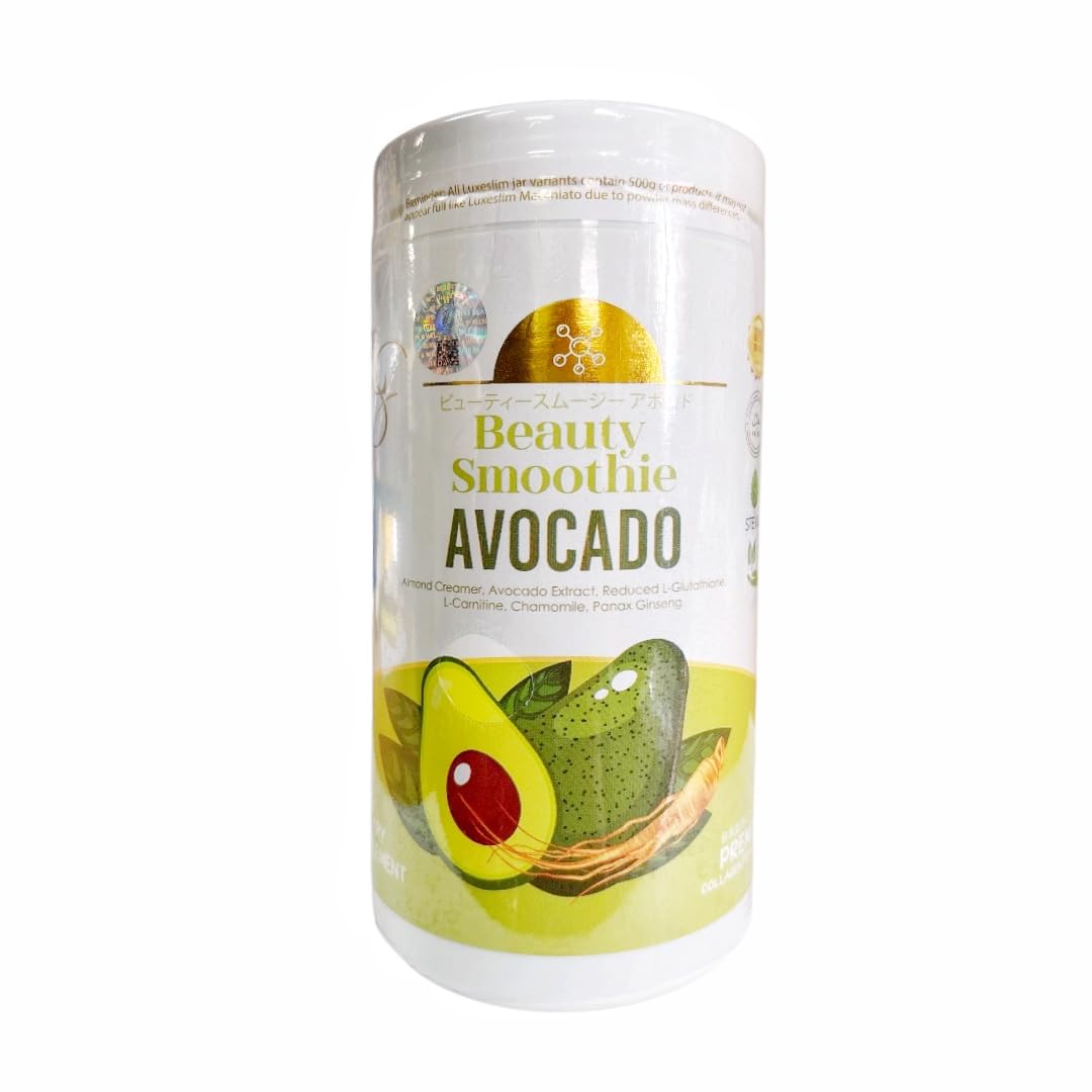 Beauty Milk Luxe Slim Half Kilo Beauty Smoothie Avocado Hydrolyzed Marine Collagen Drink Powder 17
