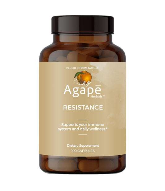 All In Nutritionals Agape Herbals Resistance Capsules 100 Count