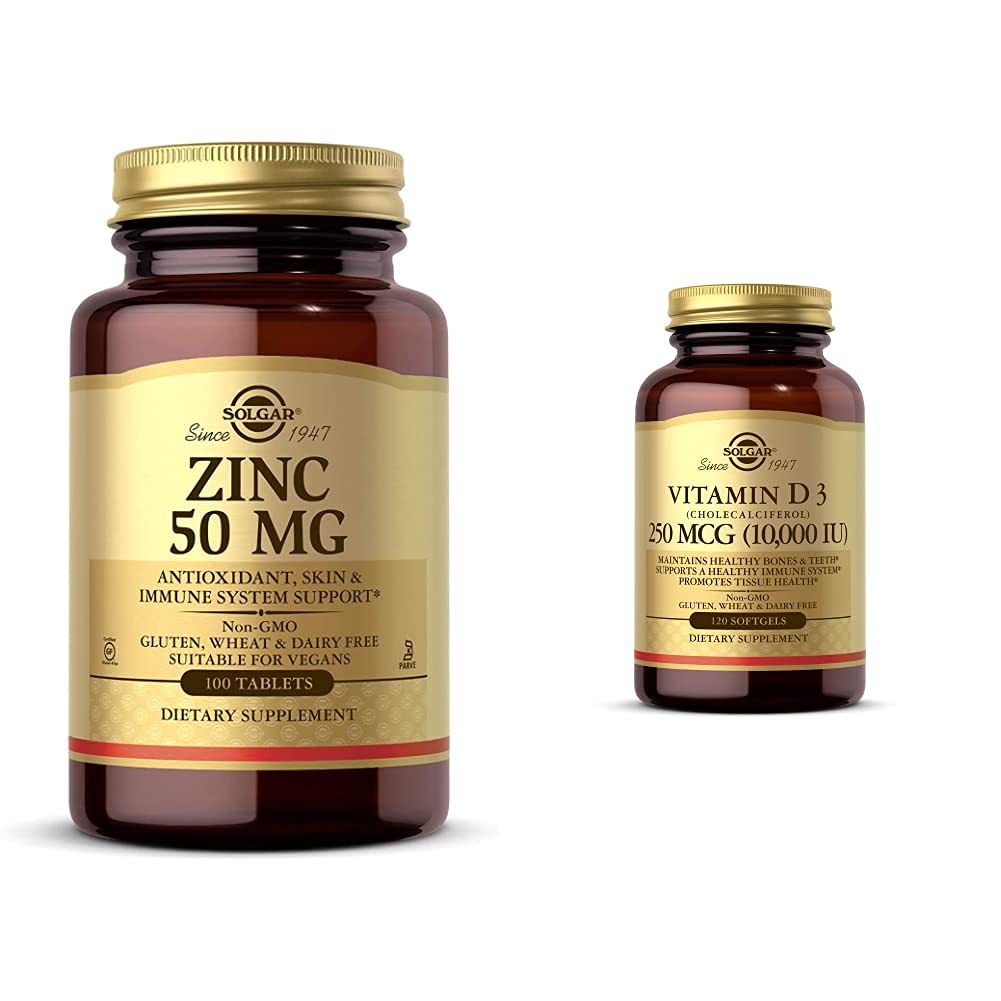 Solgar Zinc 50 mg Softgels, 120 Count