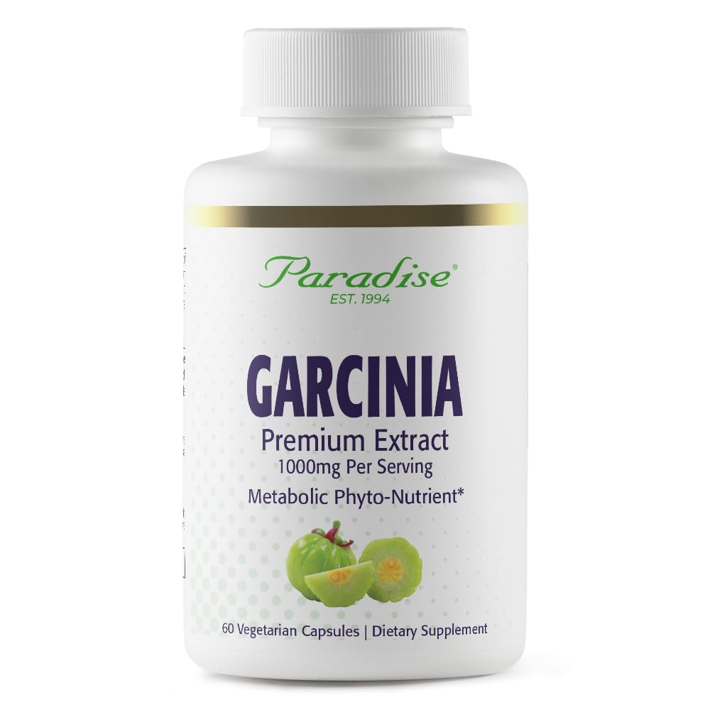 Paradise Herbs Garcinia Cambogia Active Whole Spectrum Extract Capsules 60 Count