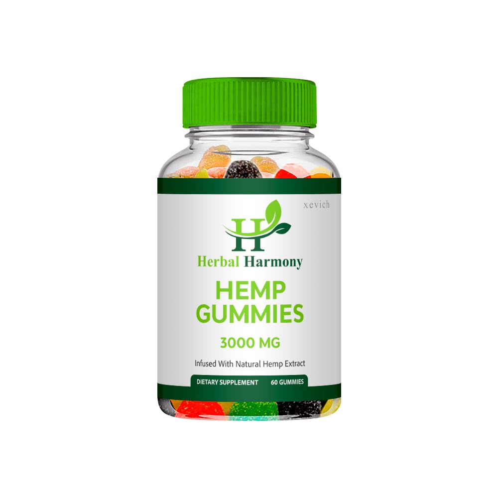 Xevich Herbal Harmony Hemp Gummies, 60 Gummies