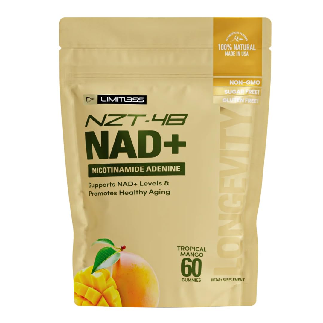 LIMITLESS X NZT-48 NAD+ Healthy Aging Gummy 1 Count