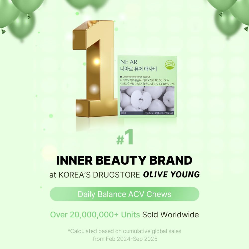 NE:AR Daily Balance ACV Chews Chewable 28 Count