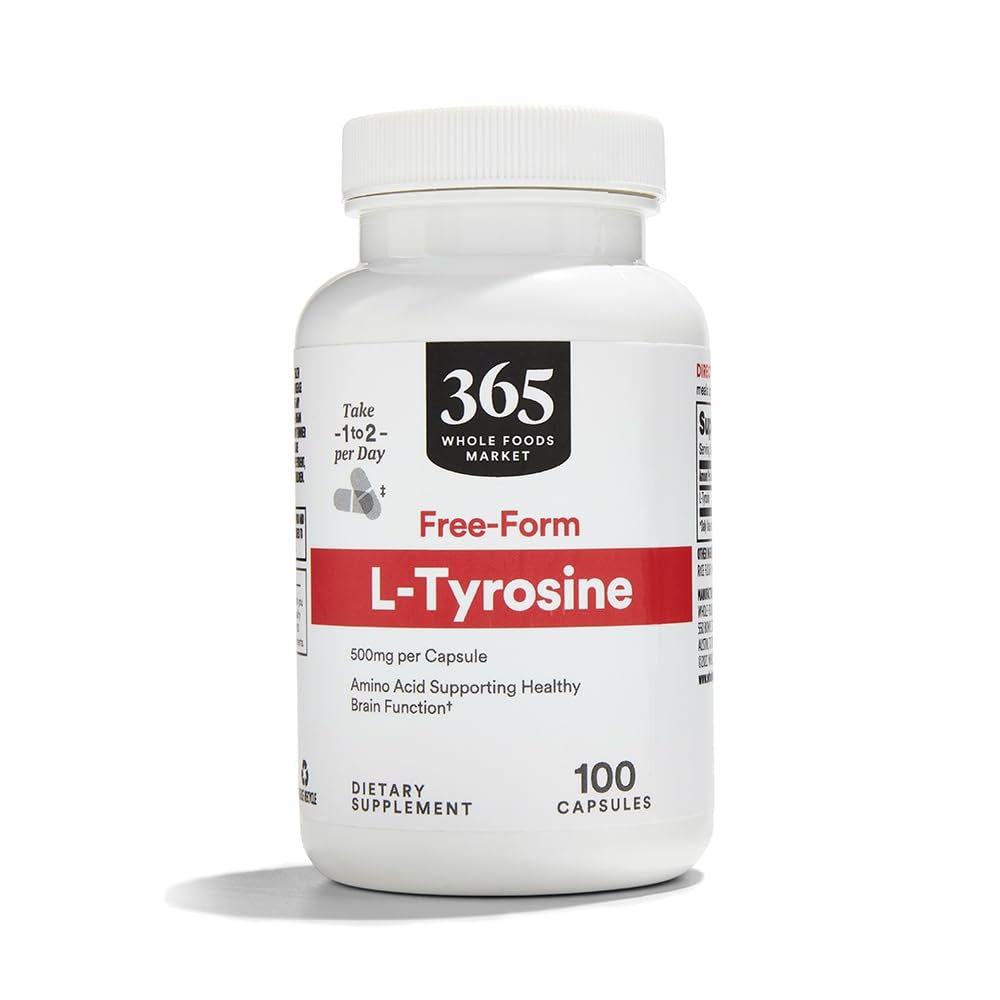 365 by Whole Foods Market L-Tyrosine 500mg Capsule, 100 Capsules