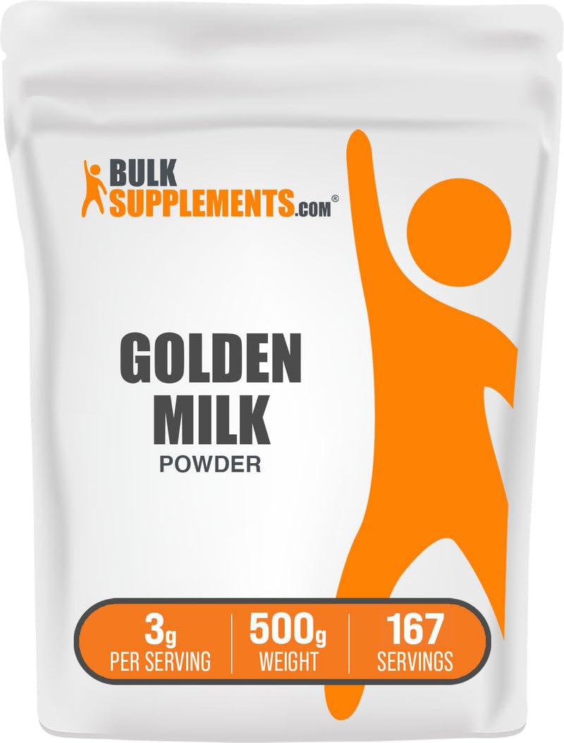 BulkSupplements Golden Milk Powder 17.6 Ounce (Pack of 1)