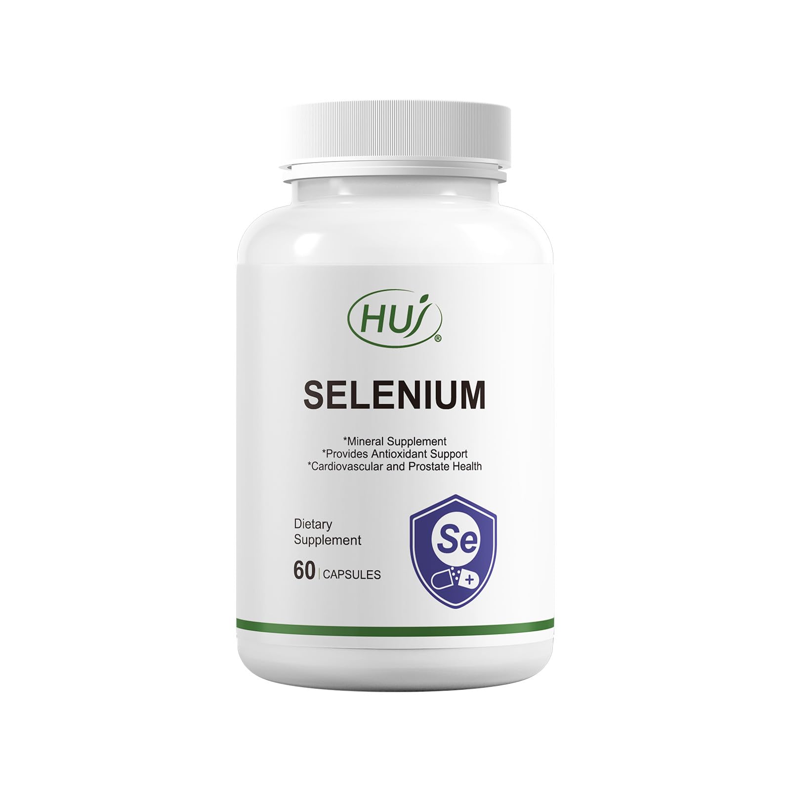 HUJ Selenium Supplement Capsules 60