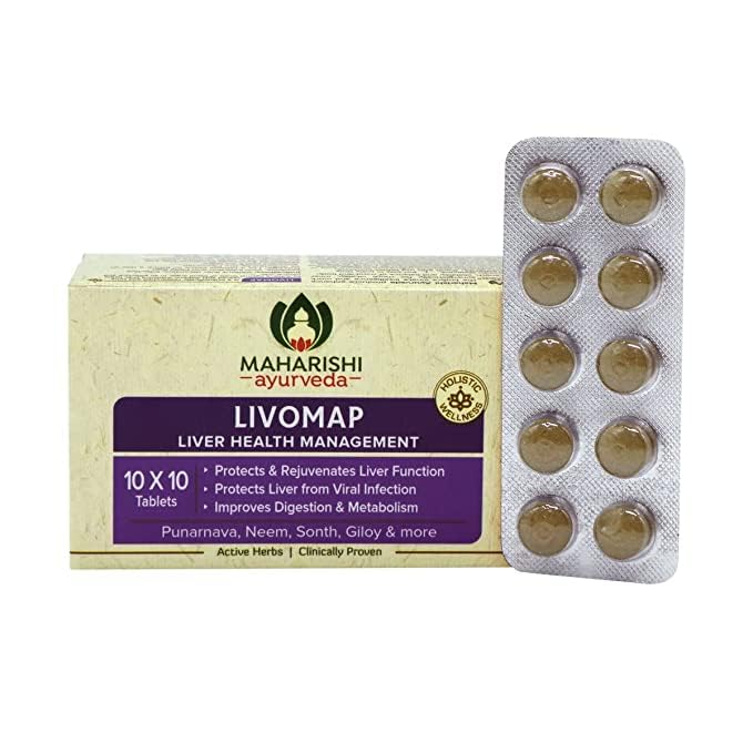 XONA Livomap Tablets for Liver Health Management, 100 Tablets
