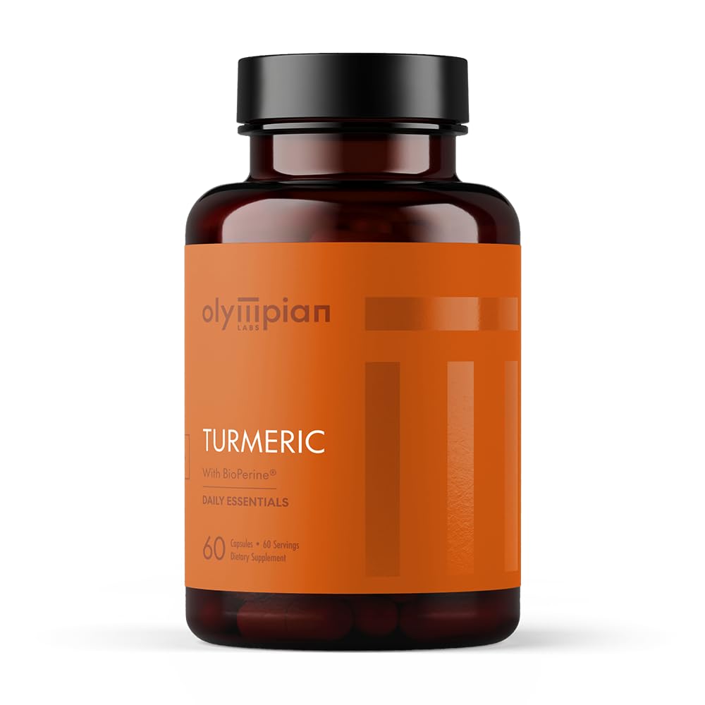 Olympian Labs Platinum Turmeric Formulated with Glucosamine, Chondroitin, MSM & BioPerine for Maximum Joint Health, 60 Capsules