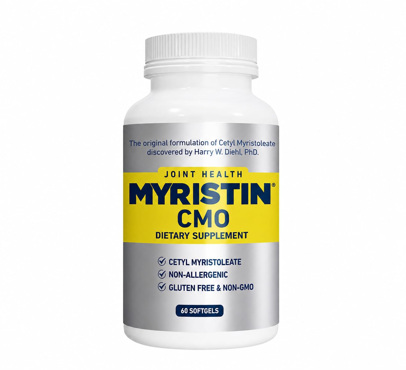 Myristin Joint Support Supplement Softgels 60 Count