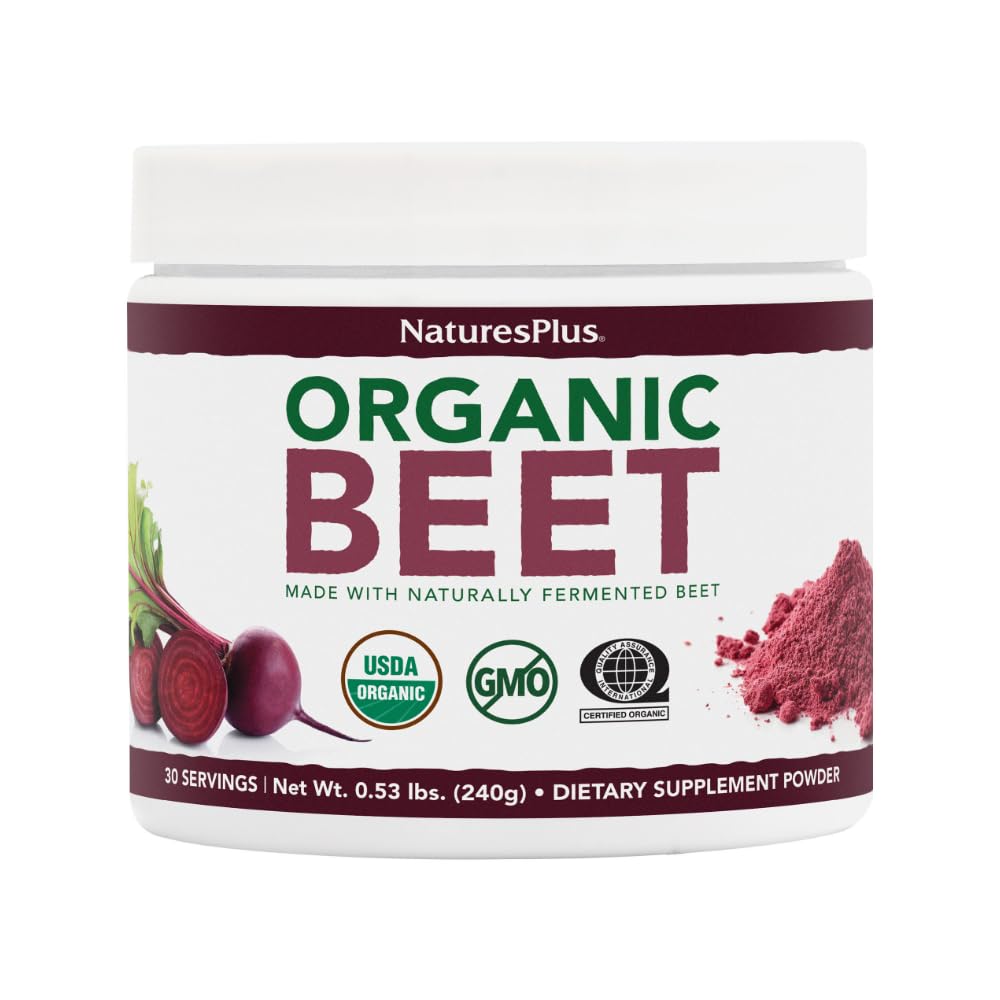 NaturesPlus Organic Beet Powder 30 Servings
