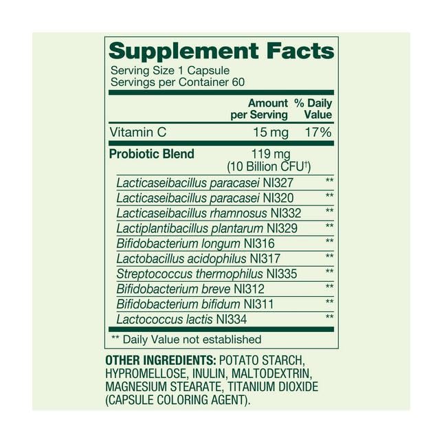 H4U Probiotic Vegetable Tablets for Digestive Health, 60 Tablets