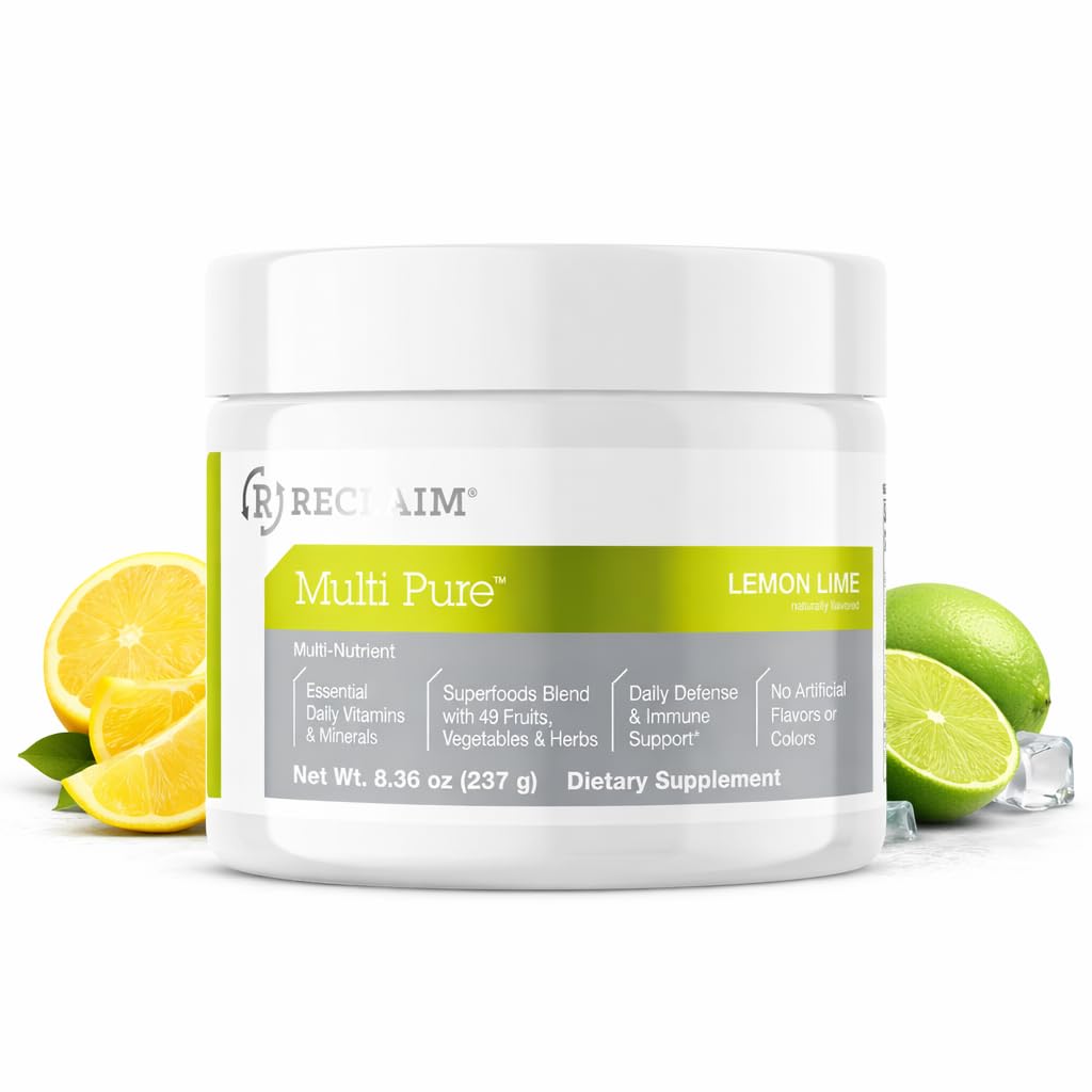 Complete Nutrition Reclaim Multi Pure Lemon Lime Powder, 8.36 Ounce