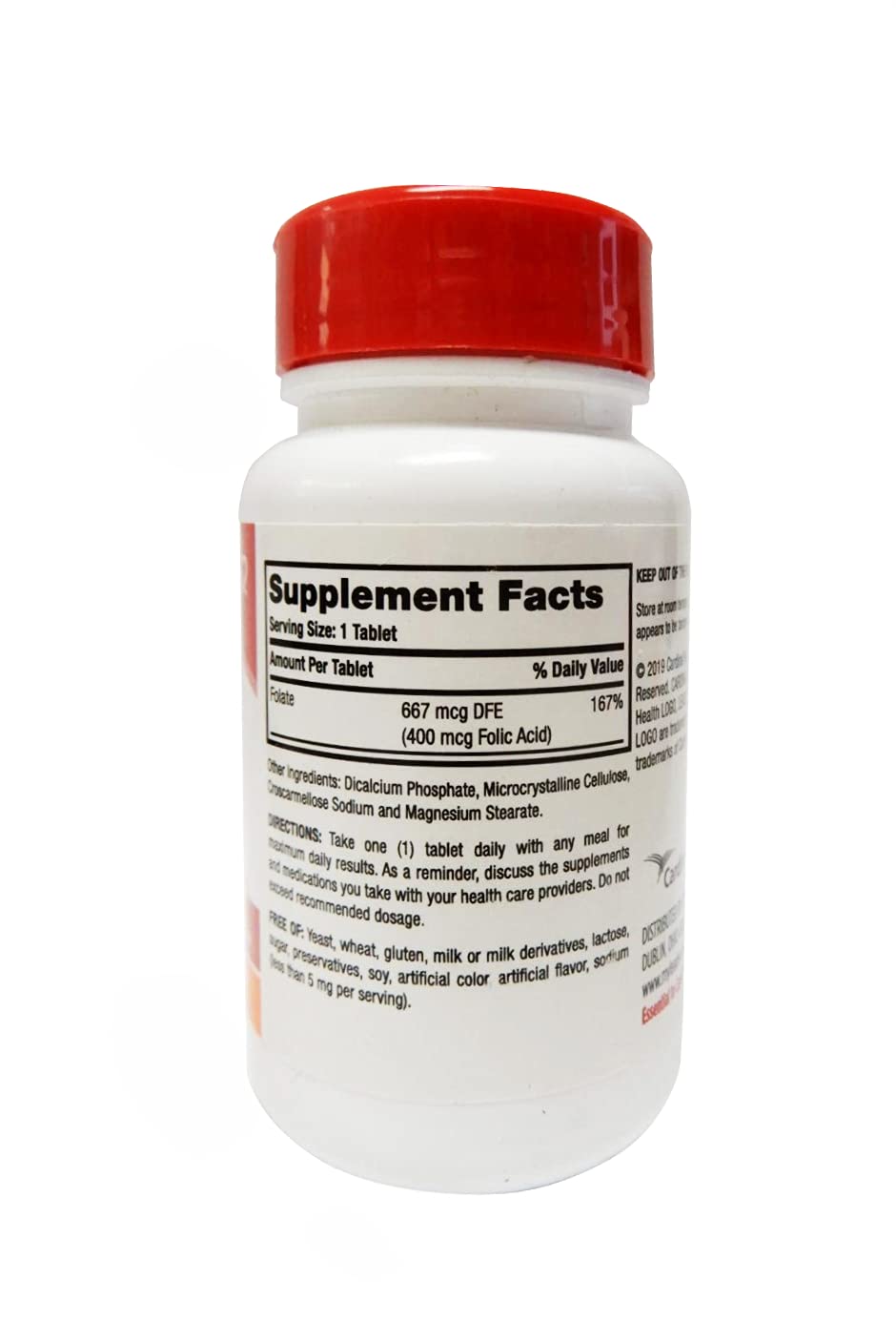 Leader Folic Acid 400MCG Powder 250 Count