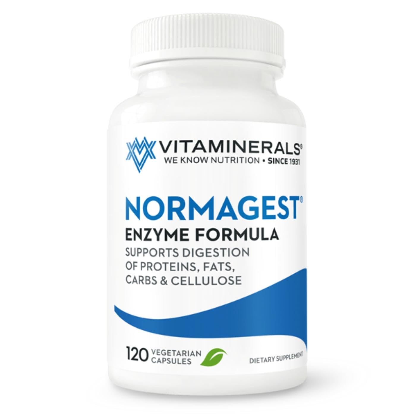 Vitaminerals 61 Normagest Veggie Caps, 120 Count