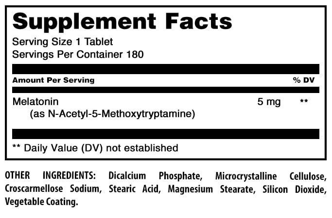 Amazing Nutrition Melatonin Supplement 180 Tablets